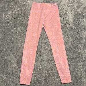 Zyia Active Leggings Womens 6-8 Pink Snake Print Ankle Pants